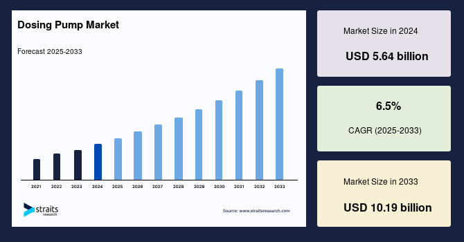 Global Dosing Pump Market Size, Industry Demand, Report, 2033